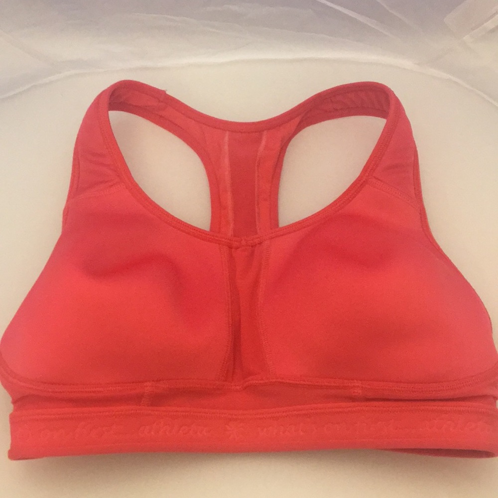 Athleta Peach Sports Bra 34C EUC - Picture 5 of 8